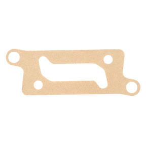 Rectangular brown gasket with two rounded ends and several cut-out sections, compatible with Massey Ferguson Models: AGCO | Gasket - 3816530M1.