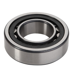 The AGCO TAPER BEARING - D41636600 is a metal ball bearing featuring an inner and outer ring, commonly used in machinery to reduce friction between moving parts.