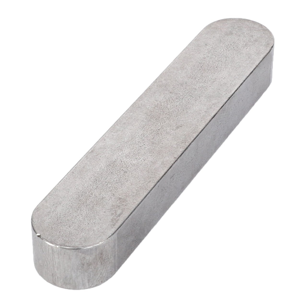 A metallic cylindrical-shaped bar with flat ends and a textured surface, reminiscent of the robust components found in Valtra Models, similar to the AGCO | Key - D43159000.