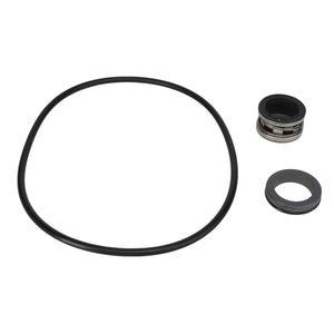 AGCO's SEAL KIT - AG427358, featuring a high-quality mechanical seal set that includes an O-ring, a seal ring with metal components, and a rubber gasket ring, all displayed on a white background.