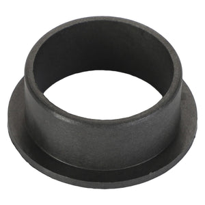 The AGCO Flange Bushing - Fel151609 is a cylindrical black metal sleeve featuring a flange at one end. No current product description available.