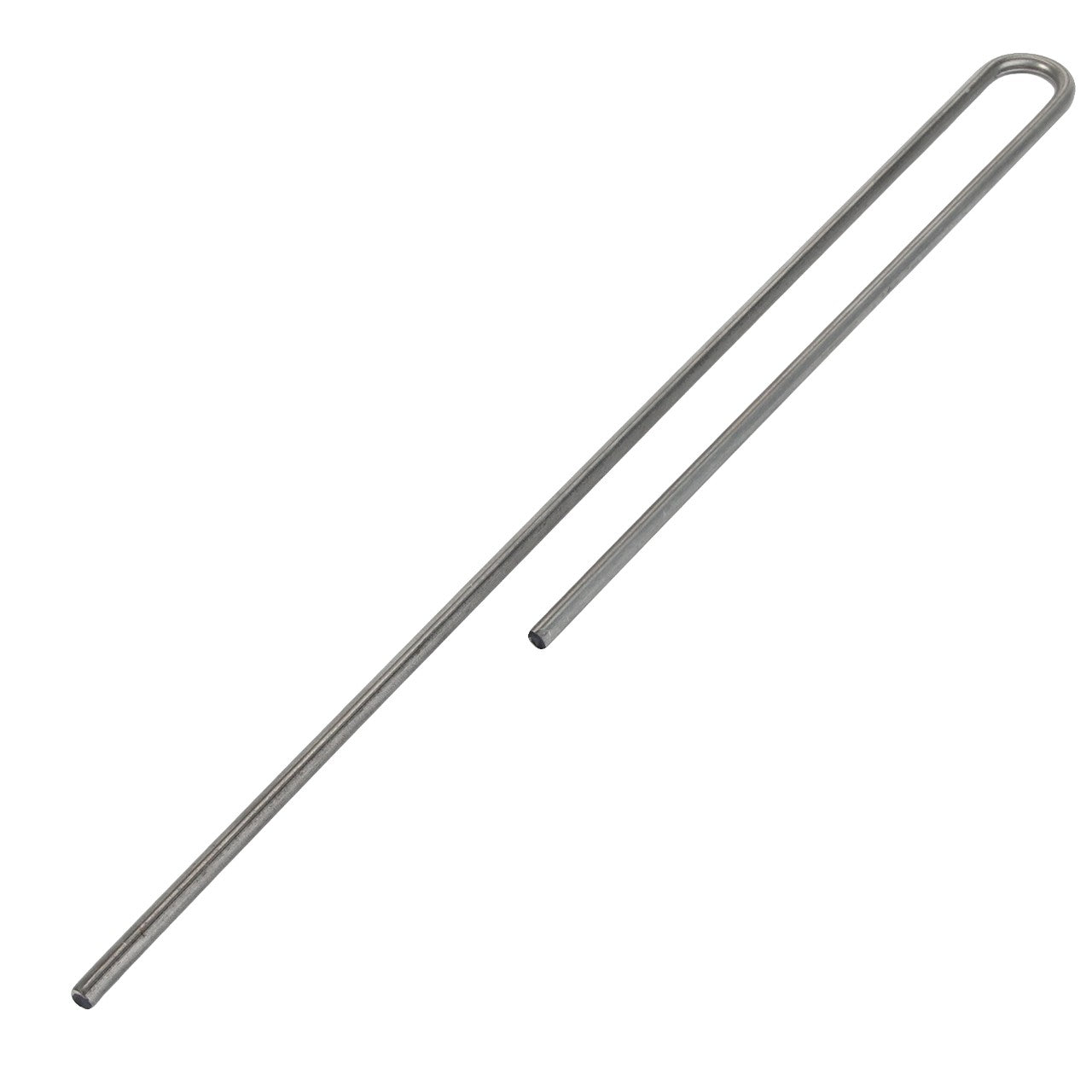 A single silver U-shaped metal rod with one end longer than the other, identified as AGCO | PIN - D28450458, displayed on a white background. No current information available.