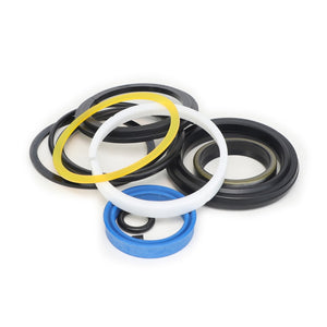 A collection of AGCO | SEAL - AL5036161, variously sized sealing rings and gaskets in black, white, yellow, and blue, arranged on a light background with no current product description information available.