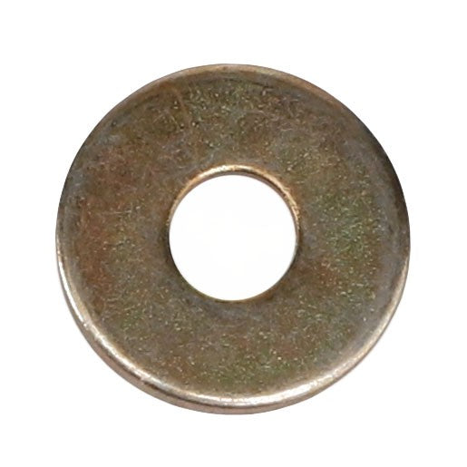 The AGCO | FLAT WASHER - AG517158 is a metal washer with a central hole, designed to distribute the load of a threaded fastener. Currently, no additional product description information is available.