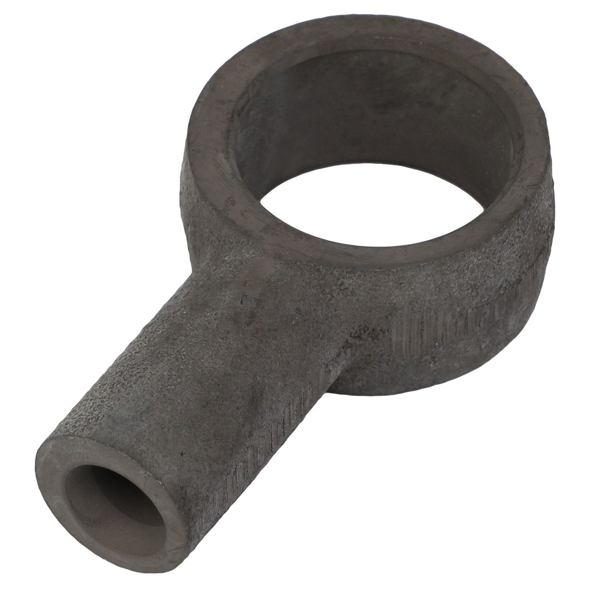 The AGCO | MANIFOLD - 0.009.3684.0 is a metallic, cylindrical, Y-shaped industrial pipe fitting with a textured surface perfect for your custom projects. If you have any questions about ordering or need assistance from our support team, we're here to help.