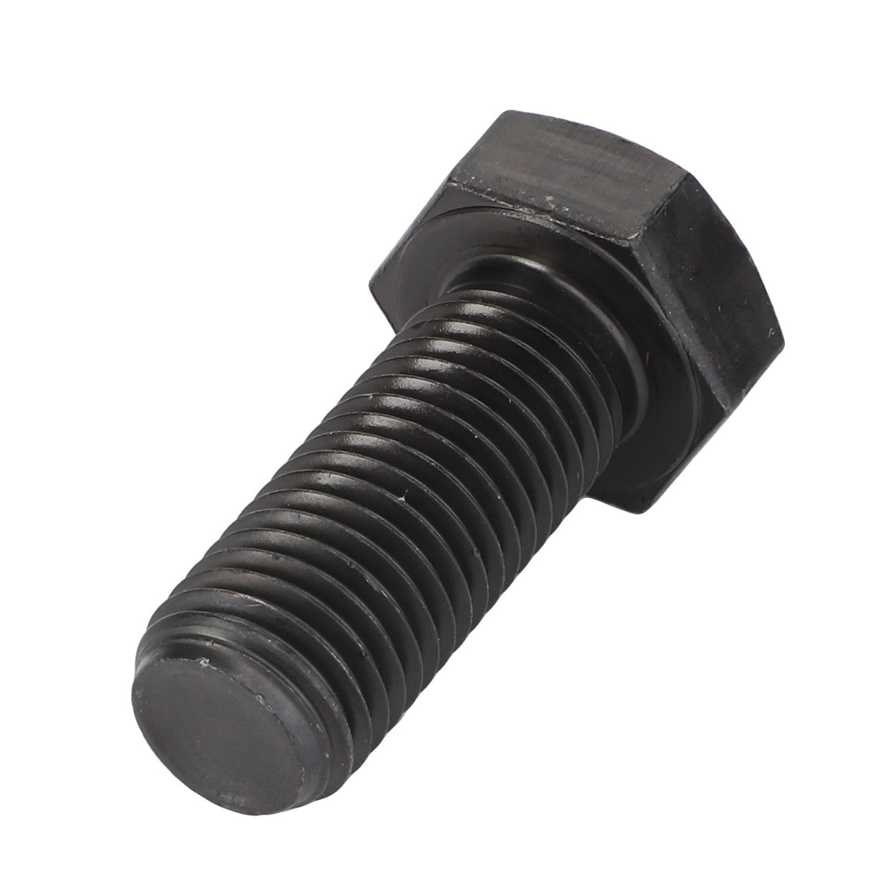 A close-up view of an AGCO Hexagonal Head Bolt (Model X487554905000) with a partially threaded shaft, commonly used in Fendt models and the FARMER series.