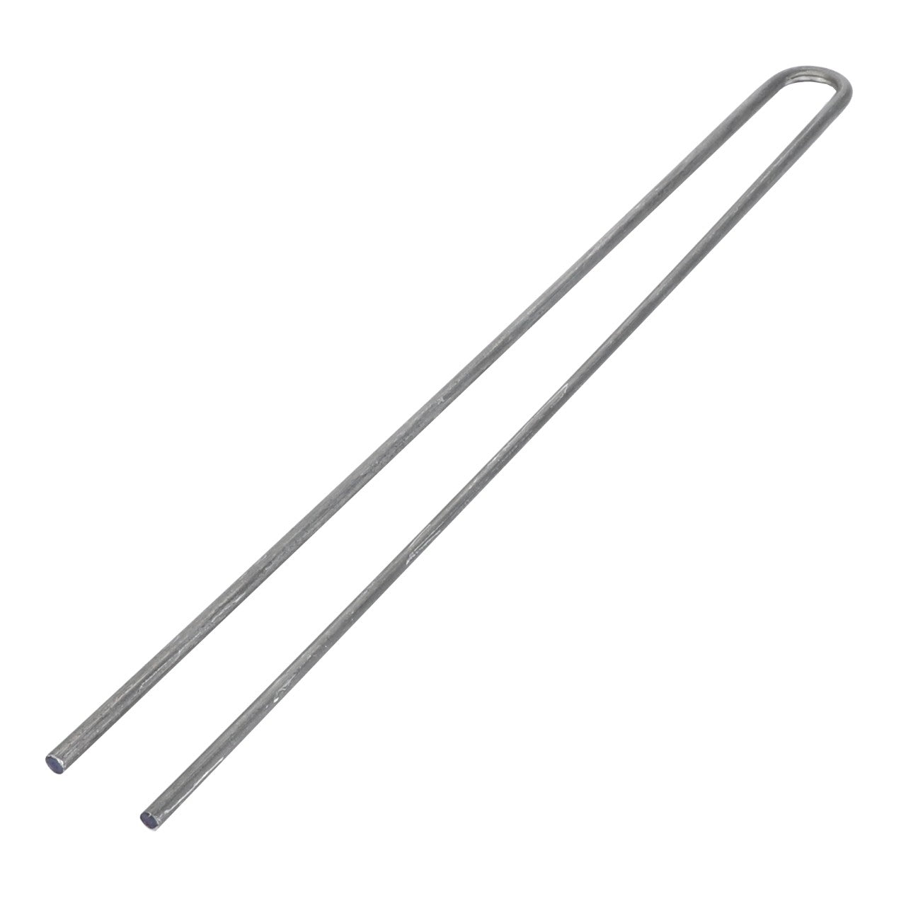 A U-shaped metal rod with both ends pointing down and a smooth surface, currently listed as AGCO | RIVET - D45745600 by the brand AGCO, does not have a product description available at this time.