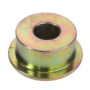 The AGCO | BUSH - D28281968 is a metallic, cylindrical spacer featuring a central hole and a wider base, typically utilized in mechanical applications. No additional product description information is currently available.