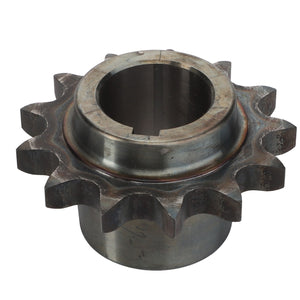 The AGCO | Sprocket - La300114384, a metal sprocket gear with 11 teeth and a central cylindrical hole for mounting, is shown against a plain white background. No current product description available for this product.