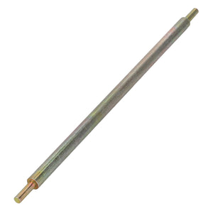 Introducing the AGCO | Bolt - F312500031340, a cylindrical metal rod with tapered ends. This versatile component by the renowned brand AGCO can be used as a mechanical part or tool.