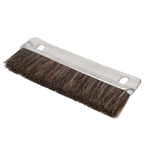 An image of the AGCO Brush - Acw1096630, featuring a white plastic handle and brown bristles arranged in a rectangular shape. No current product description information available.