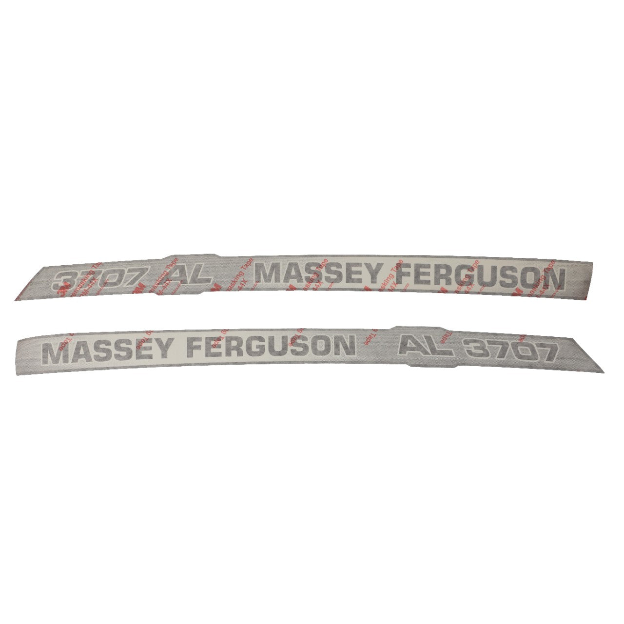 Two grey AGCO decals (Acp0421800) featuring red text and logos, positioned side by side on a white background. No current product description available.