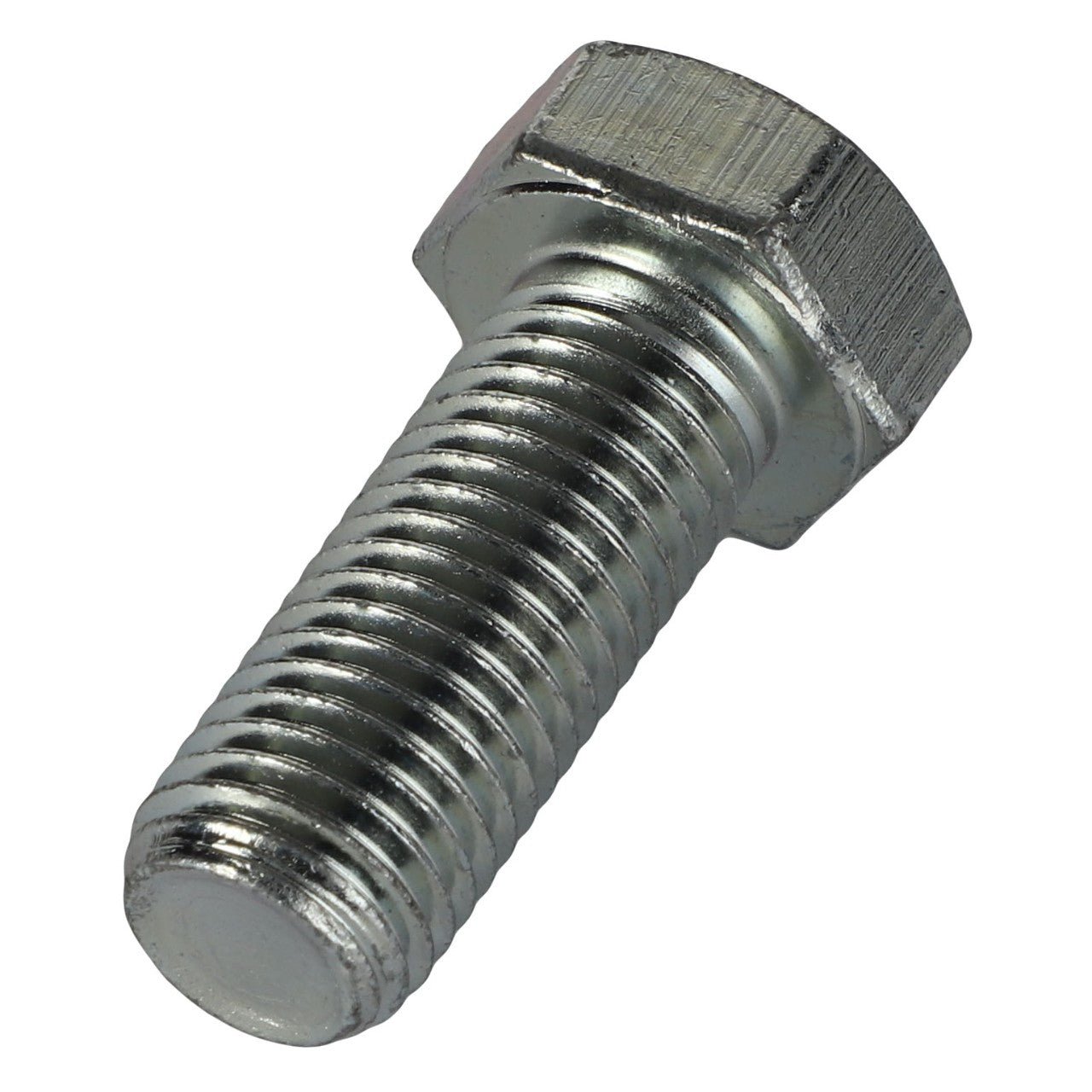 Close-up of the AGCO | SCREW - AL5002152 featuring a metallic hex bolt with a threaded shaft and hexagonal head.