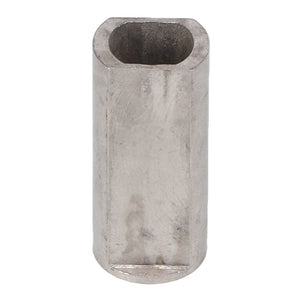 The AGCO ADAPTER FITTING - AG715417 stands upright on a white background, showcasing its cylindrical shape with a hexagonal opening at the top.