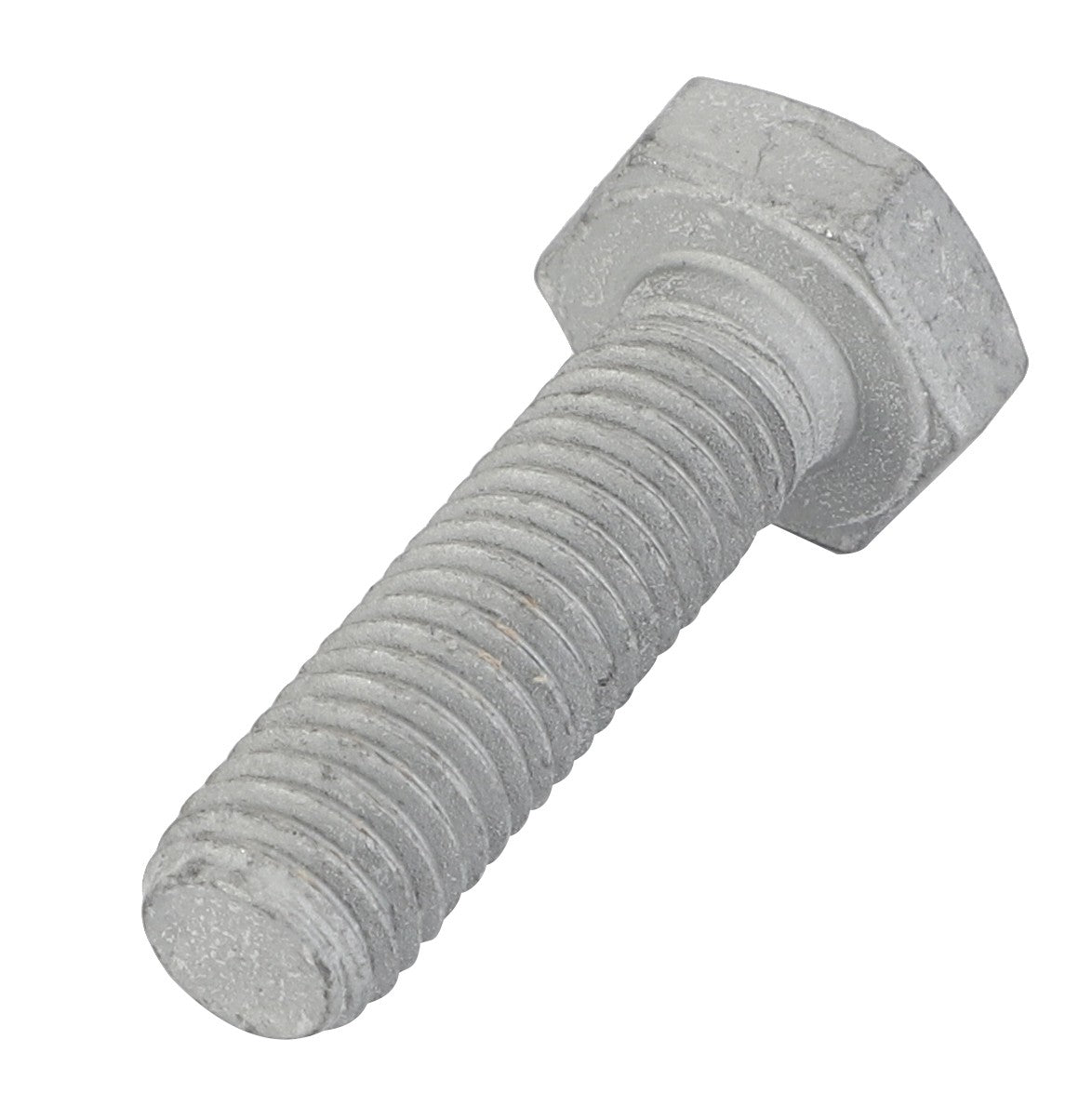 The AGCO Hexagonal Bolt - Acw1044880, featuring a metallic finish and a threaded shaft, is displayed against a white background. No current product description information is available.