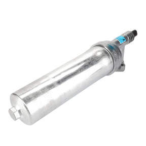 A silver cylindrical metallic object with a threaded end and a hexagonal cap, likely the AGCO Filter - G835100600043 from the renowned machinery brand AGCO.