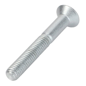 A single AGCO Flat Socket Head Capscrew - 3009436X1 with a precise threaded length and a perfectly countersunk head.