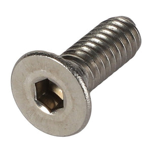 A close-up view of the AGCO Hex Socket Head Flat Countersunk Bolt (Acp0007640) with a threaded body. No current product description available.