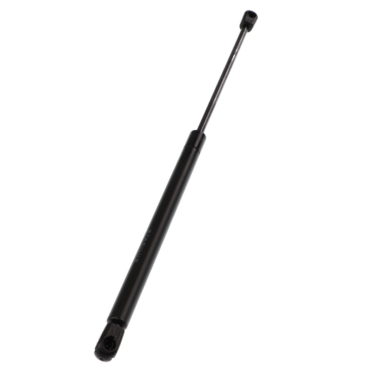 The AGCO Gas Spring (Acw2341870) is a black gas strut or lift support with a metal rod and cylinder body, featuring connecting ends at both sides. No current product description information is available.