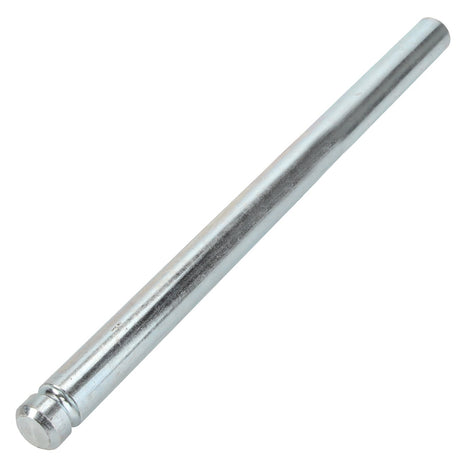 The AGCO Pin - Acp0379170 is a cylindrical metal rod featuring a slightly thicker, rounded end. Currently, there is no further product description available.