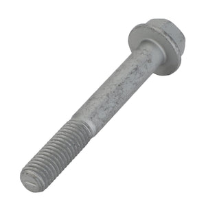 A single AGCO | Hex Flange Head Machine Screw - Acx2410640 with a partially threaded shaft, made from metallic material, shown on a white background. No current product description information is available.