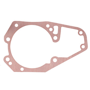 Introducing the AGCO | Seal - F119200710100: a high-quality, thin, brown gasket featuring multiple holes and an irregular shape, ideal for sealing mechanical components to prevent fluid leaks.