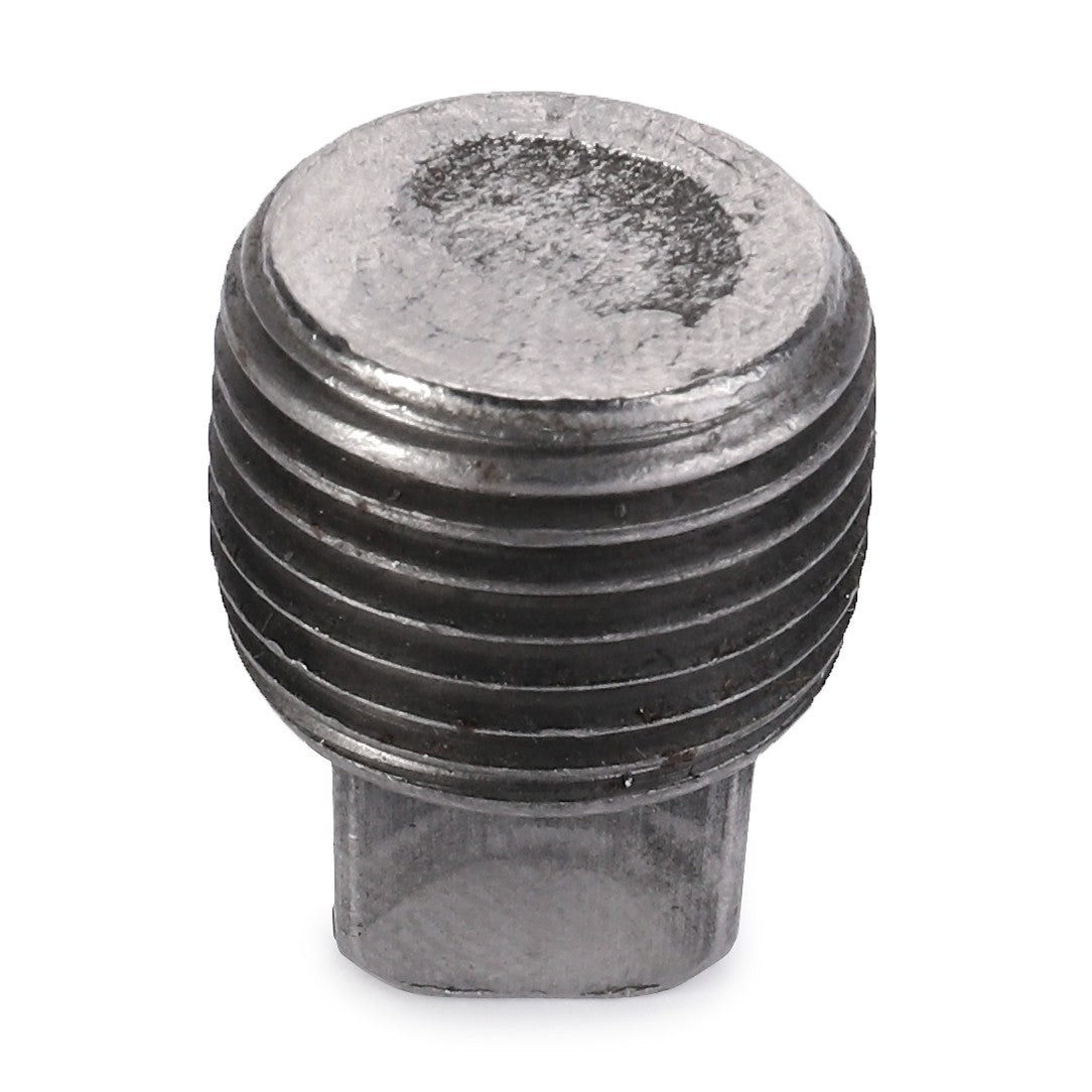 Close-up of the AGCO | PIPE PLUG - AG559342, featuring threaded sides and a flat, circular top.