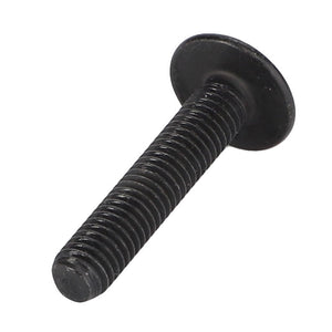 The AGCO Torx Head Screw - Acw7056640 is a black metal screw bolt featuring a flat, circular head and a threaded shaft. Specific product description information is currently unavailable.