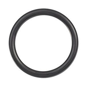 A black rubber O-ring with a circular shape, viewed from above, on a white background. This item is the AGCO Sealing Washer - F716150070060 by AGCO. Additional product description information is currently unavailable.