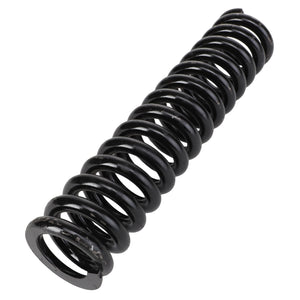 An AGCO SPRING - EP1549, made of black metal with a coiled design, is shown resting vertically against a white background. There's no additional product description available at this time.