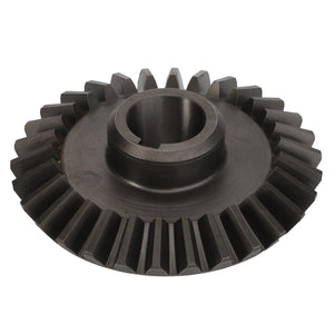 A close-up of the AGCO Pinion Gear - La320947350, featuring its evenly spaced teeth and central hole, showcases the quality and reliability of AGCO Parts Genuine.