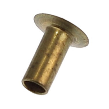 No current product description available for the AGCO Kit, Rivet - 800448M91, commonly used for reinforcing holes in fabric or leather with a single brass eyelet featuring a flared end.