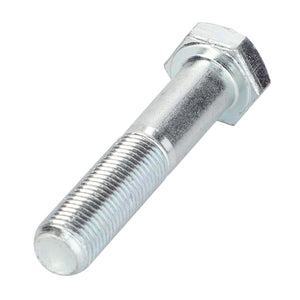 A close-up image of the AGCO Hexagonal Head Bolt - La15541021 with a silver metallic finish. The bolt features a threaded shaft and a hexagonal head. Product description not available.