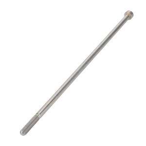 The AGCO HEX SOCKET HEAD CAPSCREW - 0902-10-45-00 is a long metal rod featuring a smooth shaft with precision threads on one end.