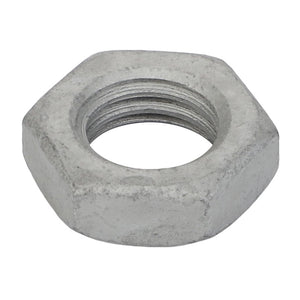 The AGCO | Hex Nut - Acw1026900 is a hexagonal metal nut with internal threads, specifically designed for use in tandem with a bolt.