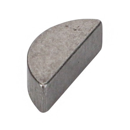 No current product description available for the AGCO Key - La10220220, a metallic semicircular object resembling a half-cylinder.