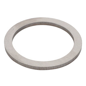 Circular metal washer with a hole in the center, shown on a white background, compatible with Massey Ferguson models: AGCO | Shim - 3763015M1 by AGCO.