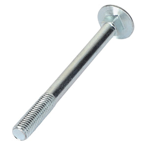 A close-up of the AGCO | TRUSS HEAD SCREW - 0903-11-18-00, featuring a metallic finish, flat circular head, and threaded end, positioned diagonally against a clean white background.