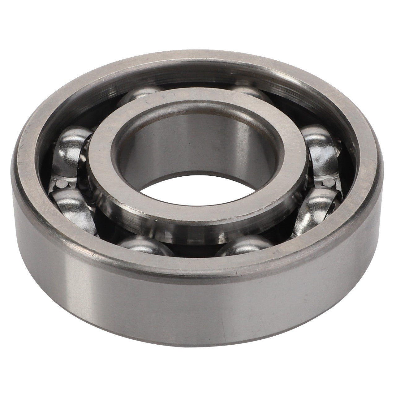 The AGCO Ball Bearing - La23111990 is a metal ball bearing with a circular design, featuring a series of small steel balls encased between an inner and outer ring.