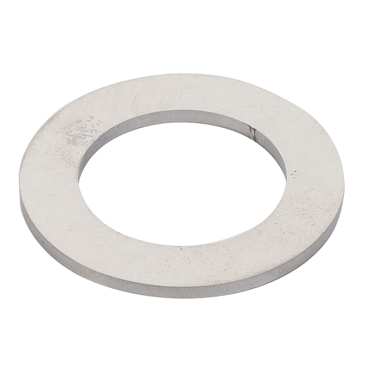 A flat, circular metal washer with a hole in the center. Product Name: AGCO | Disc - F178302020312 by AGCO.