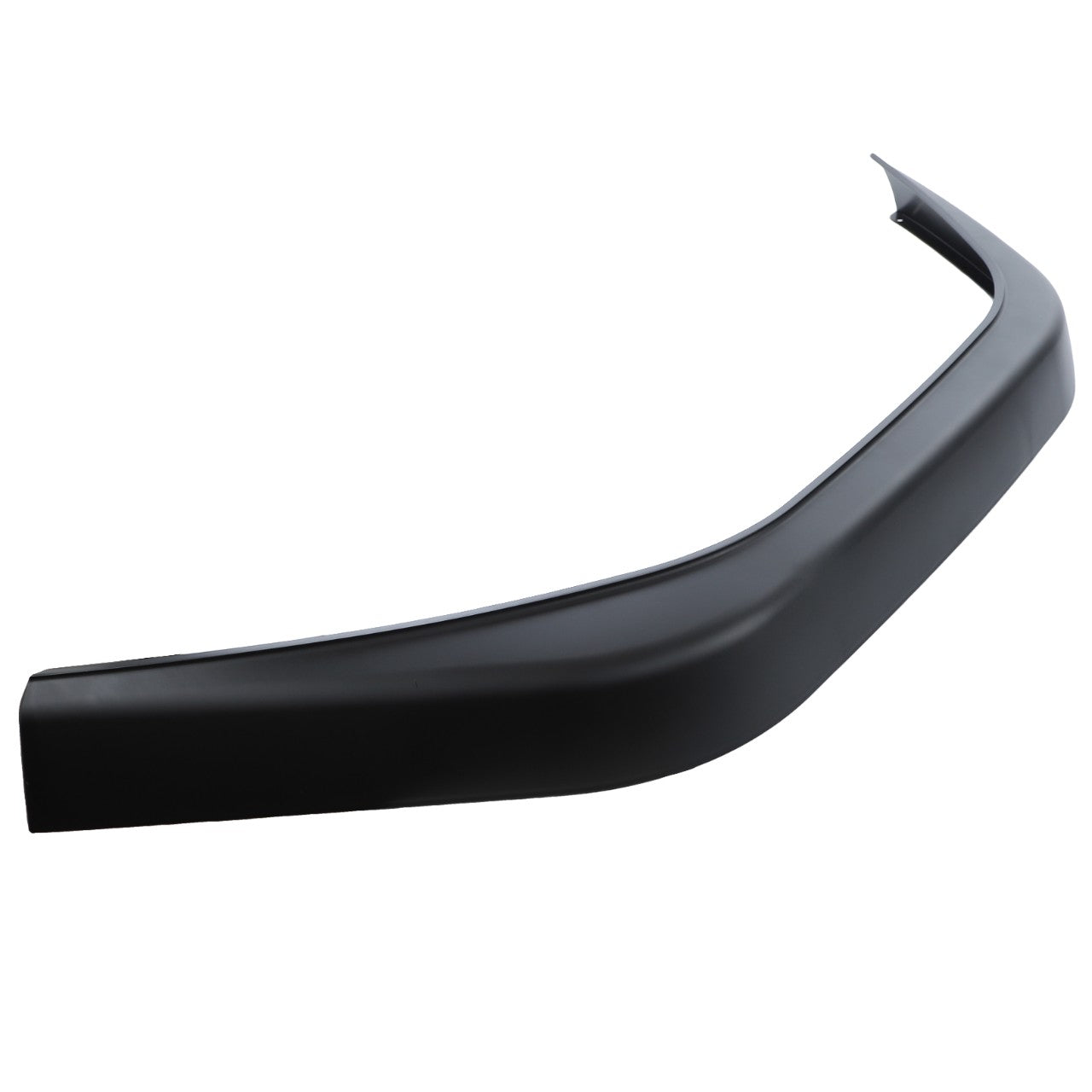 A Mudguard Extension in black on a white background, embodying the sleek lines characteristic of AGCO models such as Massey Ferguson or Valtra.