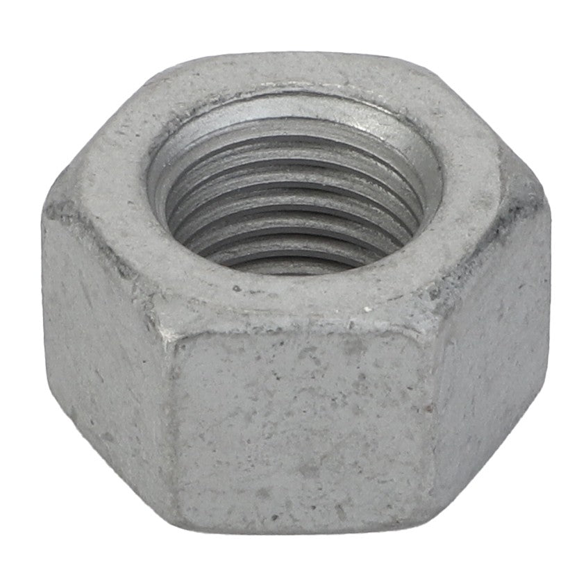 A close-up of the AGCO Hex Nut - Acp0703520 featuring detailed internal threading.