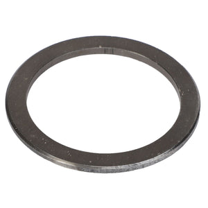 A flat, circular metal washer with a central hole, identified as the AGCO | SPACER - AG707348 by the brand AGCO, is displayed on a white background.