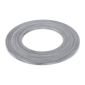 AGCO's Thrust Washer - 4280123M2 boasts a durable gray metal construction, meticulously designed in a circular shape with a precise hole in the center.