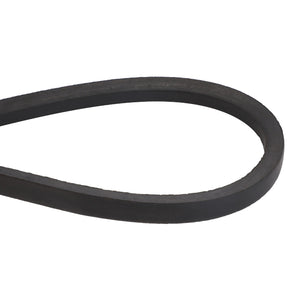 The AGCO | V BELT - ACY9700380 is a reliable black rubber belt designed to create a continuous loop, ideal for use in machinery and automotive settings.