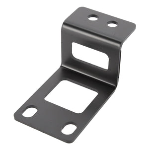 The AGCO Bracket - Acw3443480, a sturdy metal bracket from AGCO, features two holes and one rectangular cut-out on each end, designed for mounting or structural support applications. No current product description information is available.