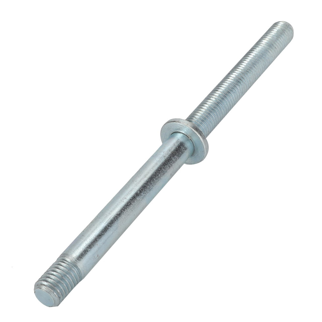 A durable AGCO Tie Rod - La322031750 with a washer securely positioned at the center.