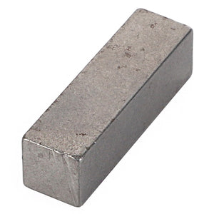 A small, rectangular metallic block with a smooth surface and slightly rounded edges, reminiscent of the precision found in AGCO products like the Key - La350384428.