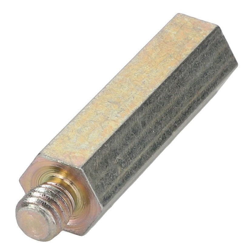 The AGCO Rod - Acw353671A is a hexagonal metal standoff with a threaded end, designed for mounting circuit boards or components. Please note that no additional product description information is currently available for this item.