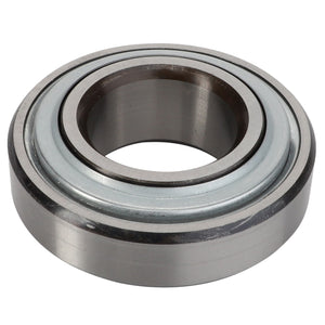 A close-up image of the AGCO BALL BEARING - D41706100, featuring an inner and outer ring. The shiny, cylindrical bearing is part of AGCO's product line. Please note that no further product description information is available.